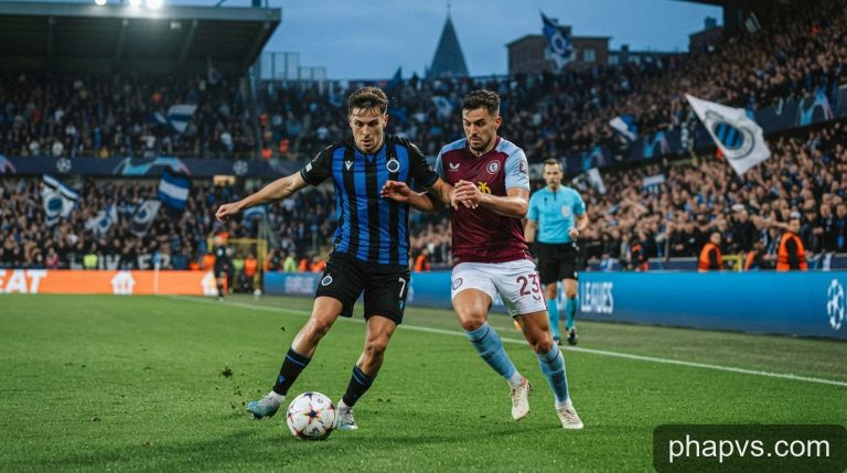 Soi kèo Champions League: Club Brugge vs Aston Villa – Thử thách bản lĩnh của Unai Emery